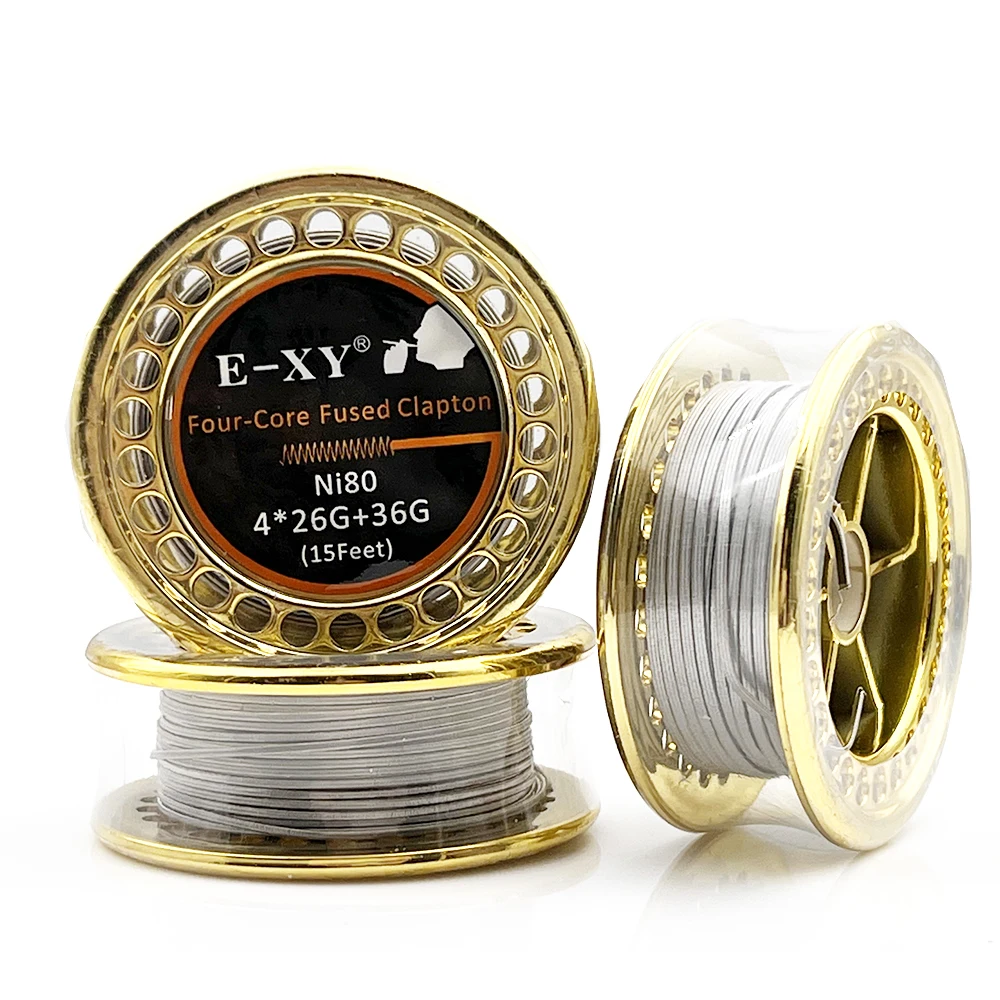 Jigger Double Sided - Rda rba用の再構築可能な加熱コイルジグ、n80ワイヤー26g、36ga、15フィート、傾斜、ダブル、トリプル、4コア、rda
