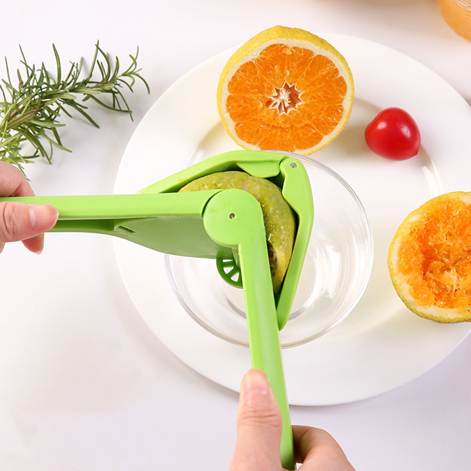 Citrus Juicer Bar - 1PC レモンジュースマシン | 絞りやすい手動レモン絞り機 | 折りたたんで平らに収納できるスペースを節約