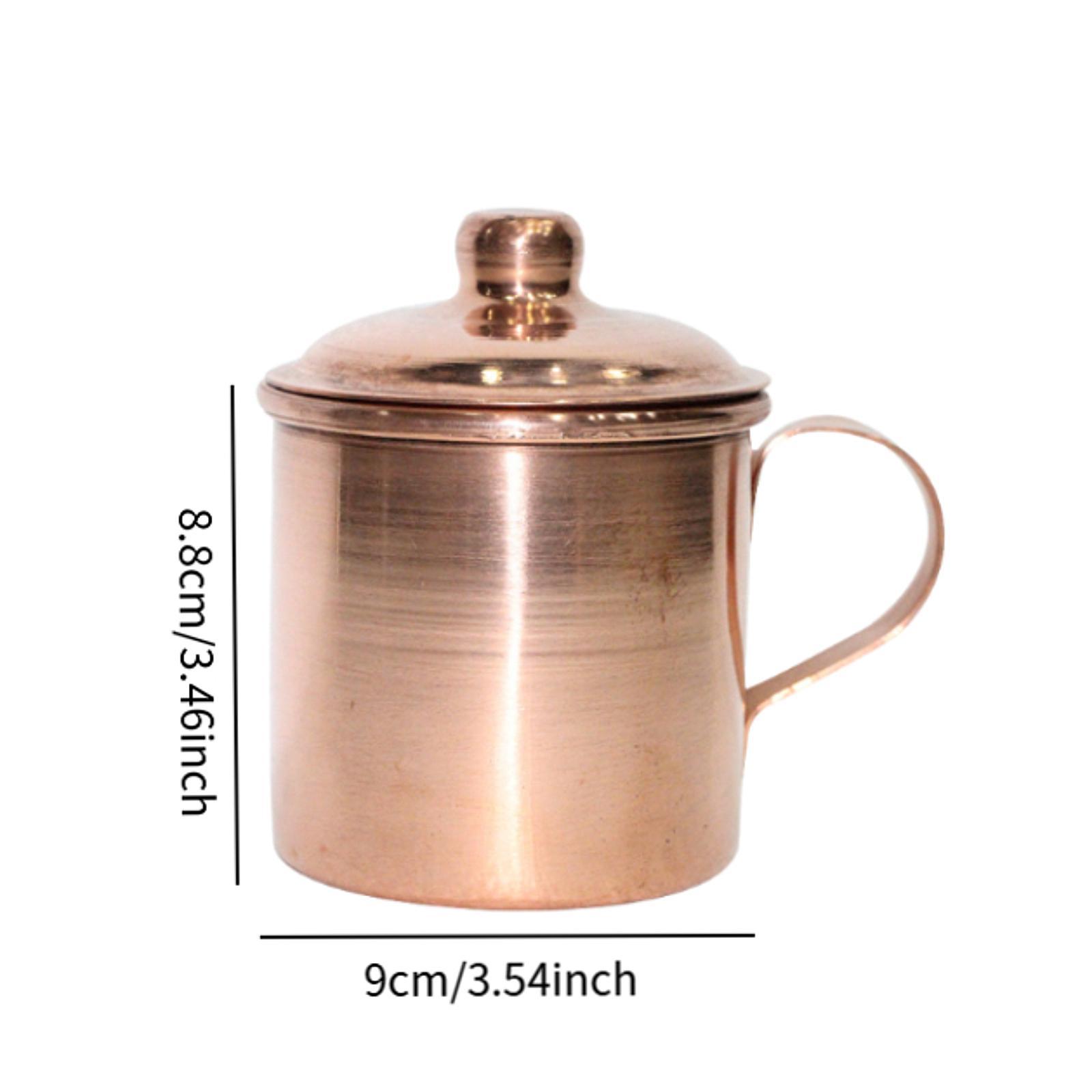 手作り銅製ティーカップ、飲料用カップ、実用的な銅製ハンドル付 - Mule Copper Mug のレビューと価格