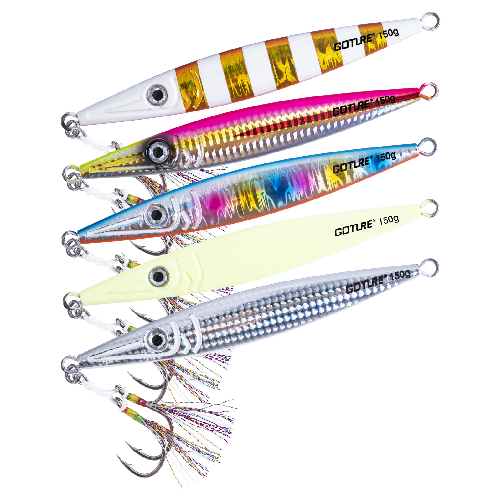 Goture 発光高速シンキングジギングキャスティングルアー - Jigger Double Sided のレビューと価格