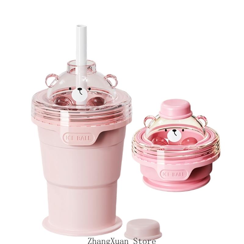 ジムホームプール用の蓋とストロー付きの便利な折りたたみ式飲料 - Ice Mold Sphere のレビューと価格