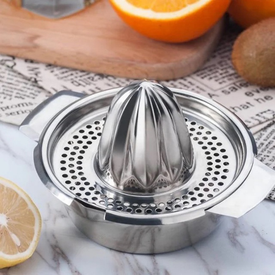 手動ステンレス製レモンオレンジ絞り器、柑橘類ジューサー、ボウ - Citrus Juicer Bar のレビューと価格