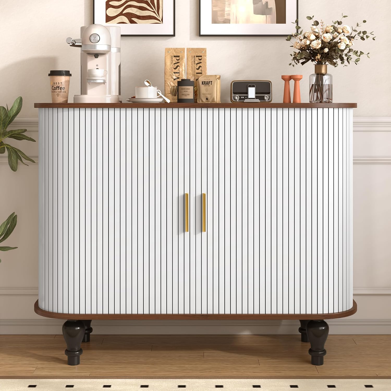 ホワイトバーキャビネット、ワインラック6個とグラスホルダー3 - Home Bar And Cabinet のレビューと価格