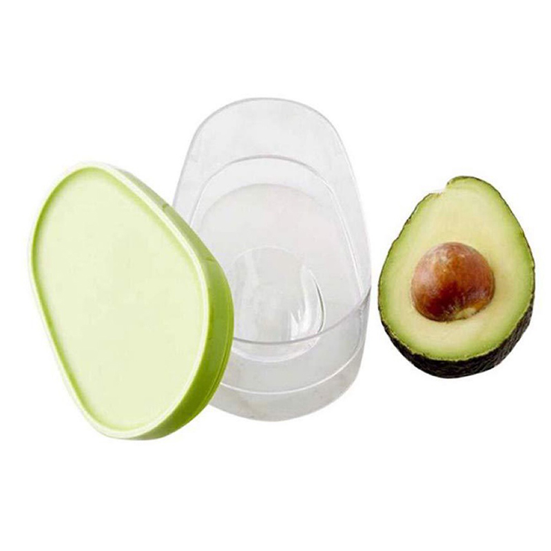 アボカド食品保存ボックス省スペースプラスチックフルーツコンテ - Home Bar And Kitchen のレビューと価格