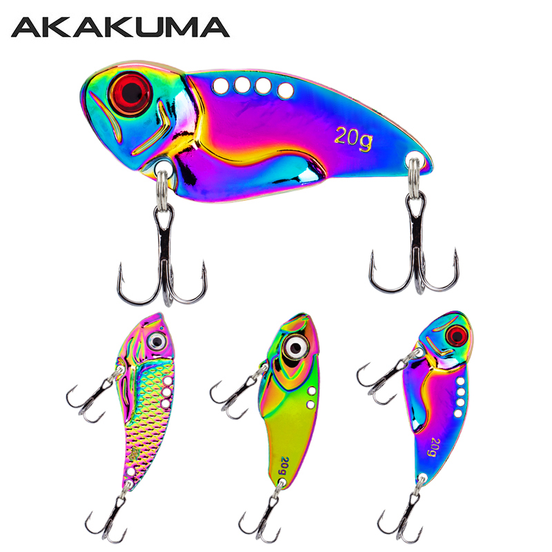3個入り メタル カラフル VIB ルアー 5g 7g 10 - Jigger Double Sided のレビューと価格