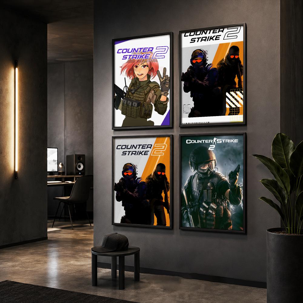 CS-カウンターストライク2 ゲームポスター HD ホームウ - Home Bar And Counter のレビューと価格