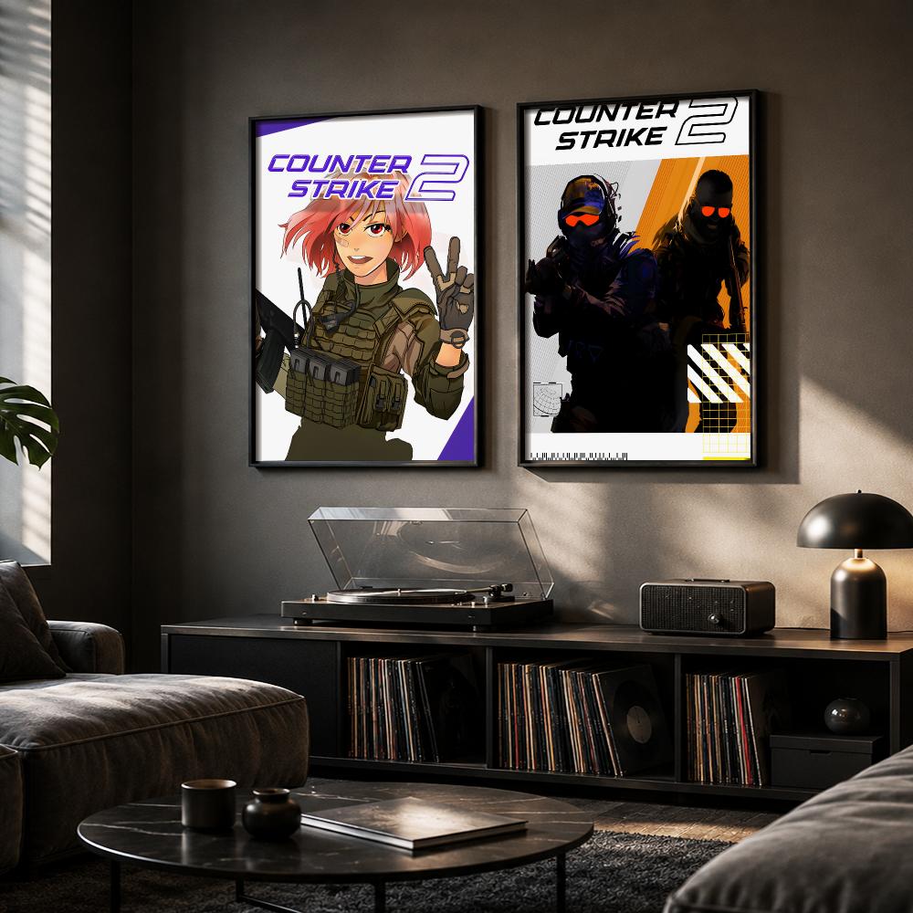 CS-カウンターストライク2 ゲームポスター HD ホームウ - Home Bar And Counter のレビューと価格