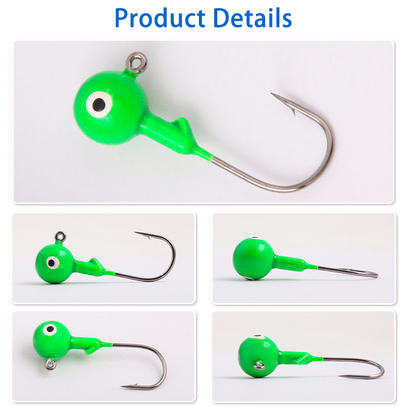 リードヘッドとピンボールのヘッドを備えた釣り用フック,釣り用 - Jigger Double Sided のレビューと価格