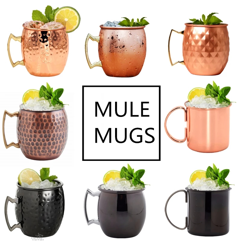 銅製マグカップ,ステンレスカップ,550ml,カクテルまたは - Mule Copper Mug のレビューと価格