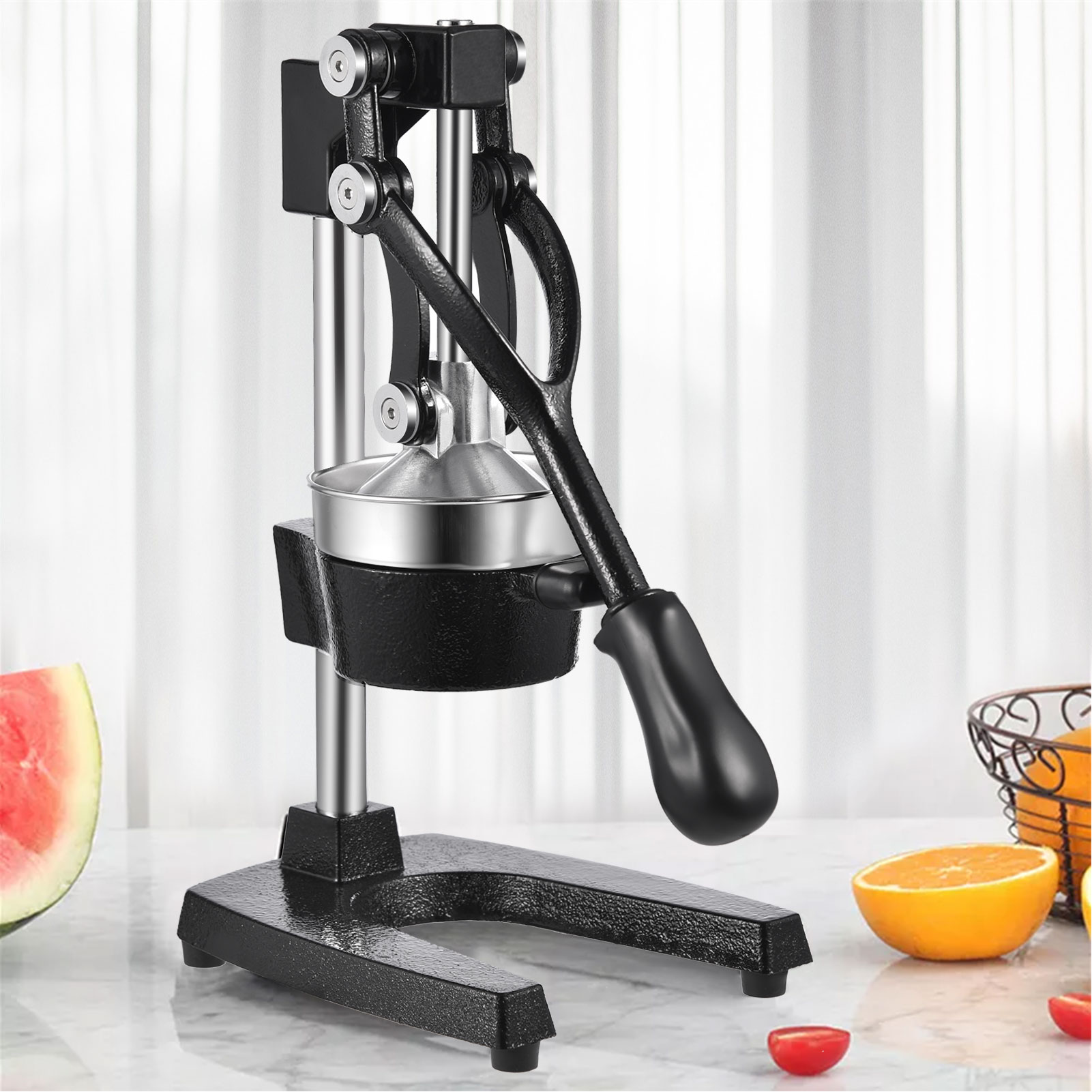 軽量ステンレス製手動柑橘類ジューサー、業務用手動フルーツジュ - Citrus Juicer Bar のレビューと価格