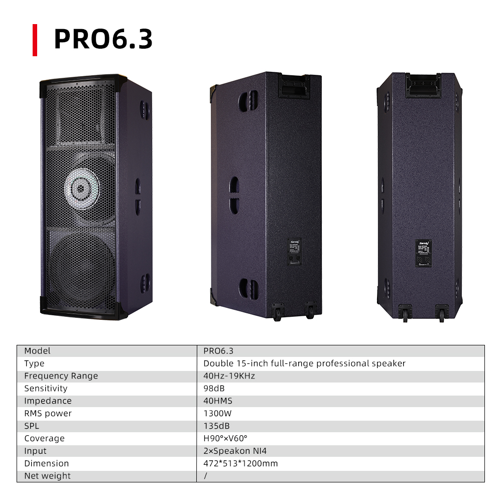 Lane PRO6.3新登場 ブラック ダブル15インチ フ - Home Bar And Theater のレビューと価格
